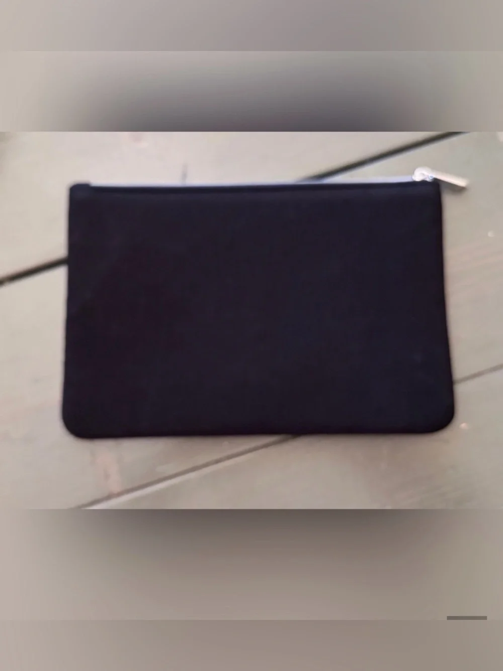 Mesh Dior Black Logo Zip Pouch